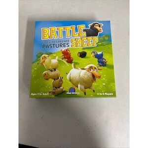 Battle Sheep Flock to Greener Pastures Board Game Blue Orange Ages 7+